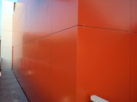 Alue fachada naranja